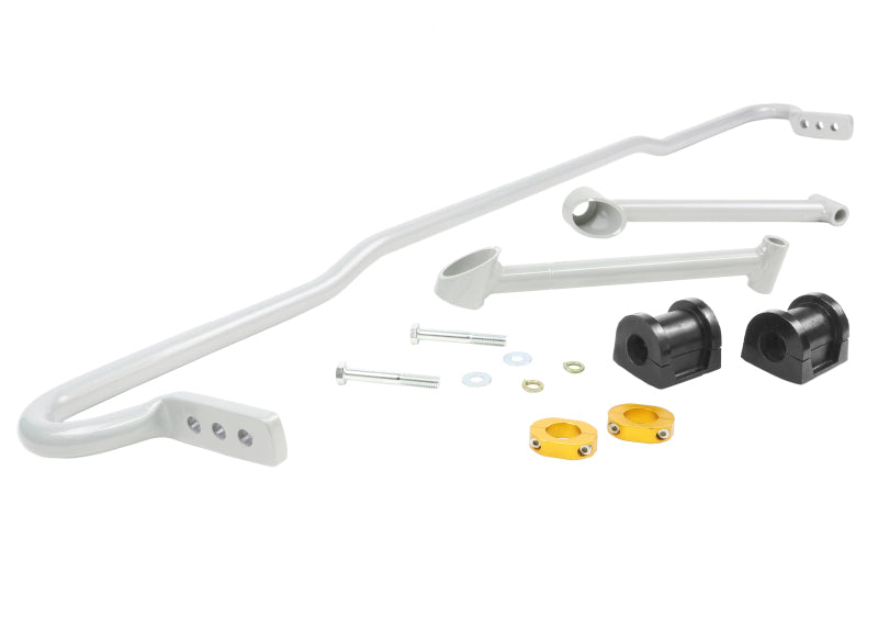 Whiteline 08+ Subaru WRX Hatch / 08-09 Subaru STi Rear 20mm Heavy Duty Adjustable Swaybar (includes Whiteline Sway Bars  AXOPROS