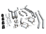 AWE Tuning 19-23 Audi C8 S6/S7 2.9T V6 AWD Touring Edition Exhaust - Diamond Black Tips AWE Tuning Catback  AXOPROS