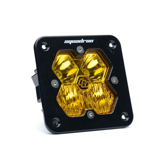 Baja Designs Baja Designs Squadron 2.0 Sport LED Driving/Combo Flush Mount (Single Light) - Baja Amber Light Bars & Cubes aftermarket performance part