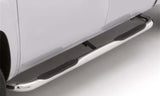 Lund 07-17 Chevy Silverado 1500 Ext. Cab 3in. Round Bent SS Nerf Bars - Polished LUND Nerf Bars  AXOPROS