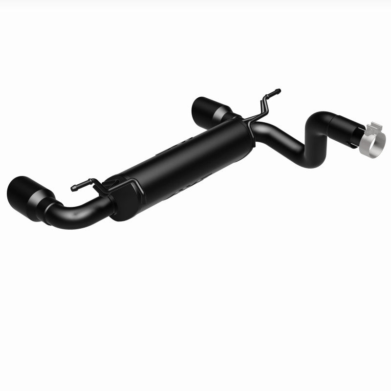 MagnaFlow 2018+ Jeep Wrangler 3.6L Dual Black Tip Axle-Back Exhaust Magnaflow Axle Back  AXOPROS