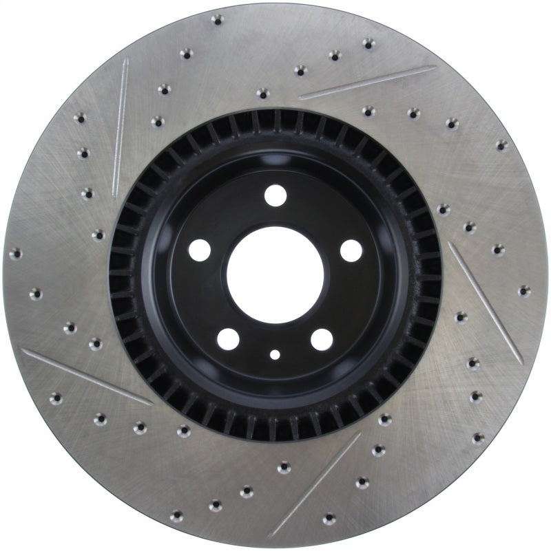 StopTech Slotted & Drilled Sport Brake Rotor Stoptech Brake Rotors - Slot & Drilled  AXOPROS