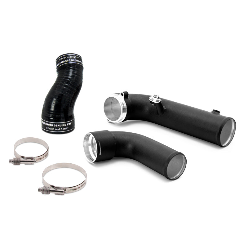 Mishimoto 2020+ Toyota Supra Charge Pipe Kit - Micro-Wrinkle Black Mishimoto Intercooler Pipe Kits  AXOPROS