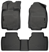 Husky Liners 10-12 Ford Fusion/Lincoln MKZ (FWD) WeatherBeater Combo Black Floor Liners Husky Liners Floor Mats - Rubber  AXOPROS