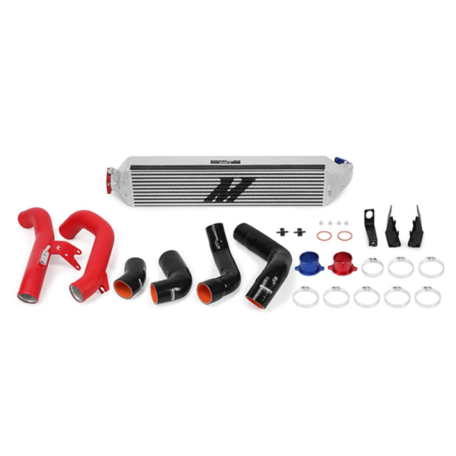 Mishimoto 2016+ Honda Civic 1.5T / 2017+ Honda Civic Si Silver Intercooler Kit w/Red Pipes Mishimoto Intercooler Kits  AXOPROS