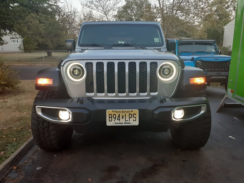 Oracle Jeep JL/Gladiator JT Oculus Bi-LED Projector Headlights - Amber/White Switchback SEE WARRANTY ORACLE Lighting Headlights  AXOPROS