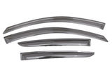 AVS 12-18 Nissan Versa (Excl. Hatch) Ventvisor Outside Mount Window Deflectors 4pc - Smoke AVS Wind Deflectors  AXOPROS