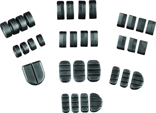 Kuryakyn Replacement Pads For Dually ISO Peg (Set) Kuryakyn Footpegs  AXOPROS