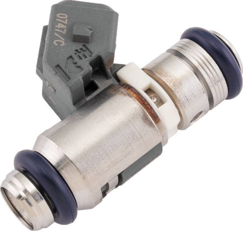 Twin Power 01-05 Softail Dyna Fuel Injector Replaces H-D 27609-01B 08-16 Touring 4.3 g/s White Band TwinPower Fuel Injectors - Single  AXOPROS