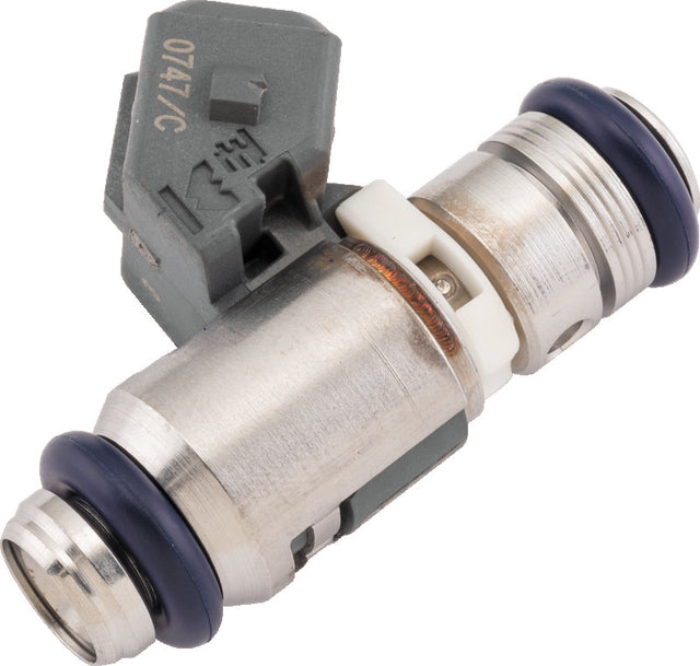 Twin Power 01-05 Softail Dyna Fuel Injector Replaces H-D 27609-01B 08-16 Touring 4.3 g/s White Band TwinPower Fuel Injectors - Single  AXOPROS