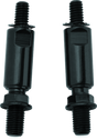 Kuryakyn Raised Mirror Mnt Adapters Gloss Black Kuryakyn Rear View Mirrors  AXOPROS