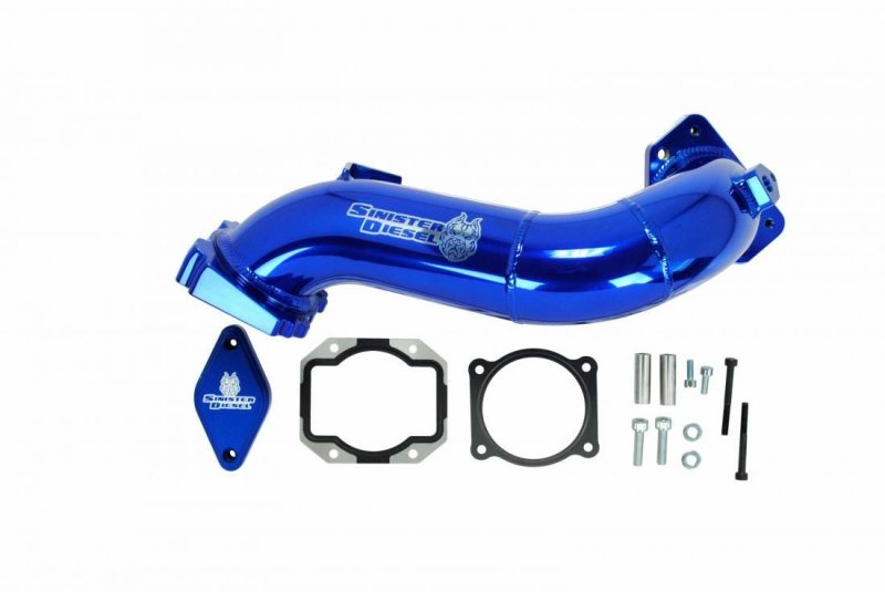 Sinister Diesel 11-15 Chevy Duramax LML Intake Bridge Sinister Diesel Intake Elbows  AXOPROS