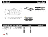 StopTech Performance 03-05 WRX Rear Brake Pads Stoptech Brake Pads - Performance  AXOPROS