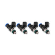 Injector Dynamics ID1050X Fuel Injectors 34mm Length 14mm Top O-Ring 14mm Lower O-Ring (Set of 4) Injector Dynamics Fuel Injectors - Single  AXOPROS
