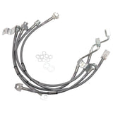 Russell Performance 99-06 Ford Excursion 4WD with 4in-5.5in lift Brake Line Kit Russell Brake Line Kits  AXOPROS