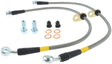 StopTech 02-06 Acura RSX / 04-09 TSX / 03-07 Accord / 09 Accord Coupe & Sedan Rear SS Brake Lines Stoptech Brake Line Kits  AXOPROS