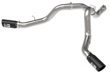 aFe aFe Large Bore-HD 4in 409SS DPF-Back Exhaust System w/Black Tip 20 GM Diesel Trucks V8-6.6L (td) L5P DPF Back aftermarket performance part