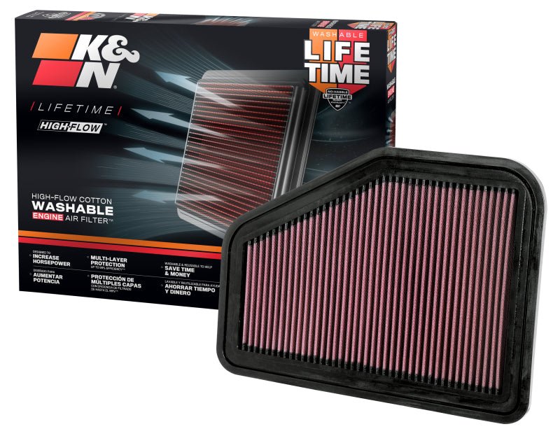 K&N 06 Holden Commodore VE Drop In Air Filter K&N Engineering Air Filters - Drop In  AXOPROS