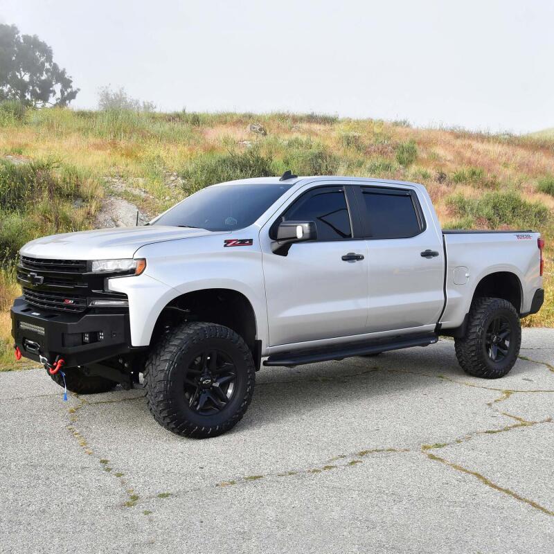 Westin 19-23 Chevrolet/GMC Silverado/Sierra 1500 Crew Cab Outlaw Nerf Step Bars Westin Nerf Bars  AXOPROS