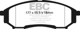 EBC 05-07 Ford F250 (inc Super Duty) 5.4 (2WD) Extra Duty Rear Brake Pads EBC Brake Pads - Performance  AXOPROS