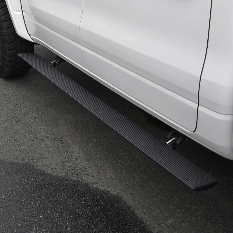 Westin 19-23 RAM 1500 Crew Cab (Excl. 2019+ 1500 Clsc.) Pro-e Running Boards - Tex. Blk Westin Running Boards  AXOPROS