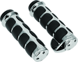 Kuryakyn Premium ISO Grips With Throttle Boss Throttle-By-Wire Chrome Kuryakyn Grips  AXOPROS