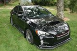 Rally Armor 15-21 Subaru WRX/STI Red UR Mud Flap w/White Logo Rally Armor Mud Flaps  AXOPROS