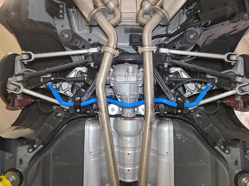 aFe 16-21 Infiniti Q50/Q60 3.0L (tt) Front and Rear Sway Bar Set Blue aFe Sway Bars  AXOPROS
