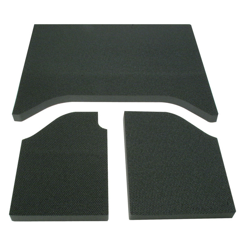 DEI 07-10 Jeep Wrangler JK 2-Door Boom Mat Headliner - 3 Piece - Black DEI Hard Top Accessories  AXOPROS