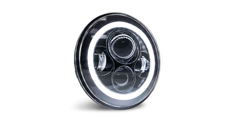 DV8 Offroad 07-18 Jeep Wrangler JK LED Projector Headlights w/ Angel Eyes DV8 Offroad Headlights  AXOPROS