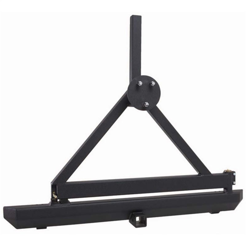 Rugged Ridge Rock Crawler Rear Bumper Hitch&Tire Carrier 87-06 Rugged Ridge Bumpers - Steel  AXOPROS