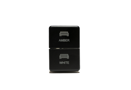 Cali Raised Dual Function Toyota Oem Style Amber & White Switch Small Style Cali Raised LED Switch Panels  AXOPROS