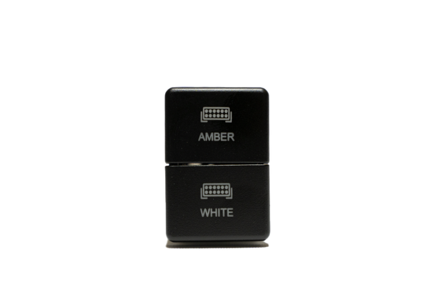 Cali Raised Dual Function Toyota Oem Style Amber & White Switch Small Style Cali Raised LED Switch Panels  AXOPROS