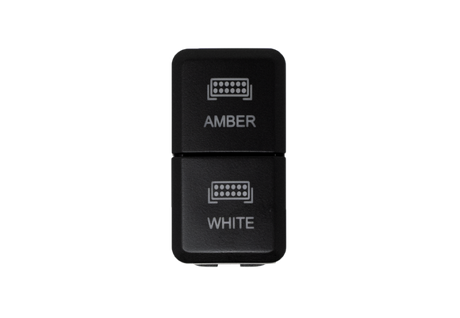 Cali Raised Dual Function Toyota Oem Style Amber & White Switch Tall Style Cali Raised LED Switch Panels  AXOPROS