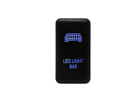Cali Raised Tall Style Toyota Oem Style Led Light Bar Switch - Blue Cali Raised LED Switch Panels  AXOPROS