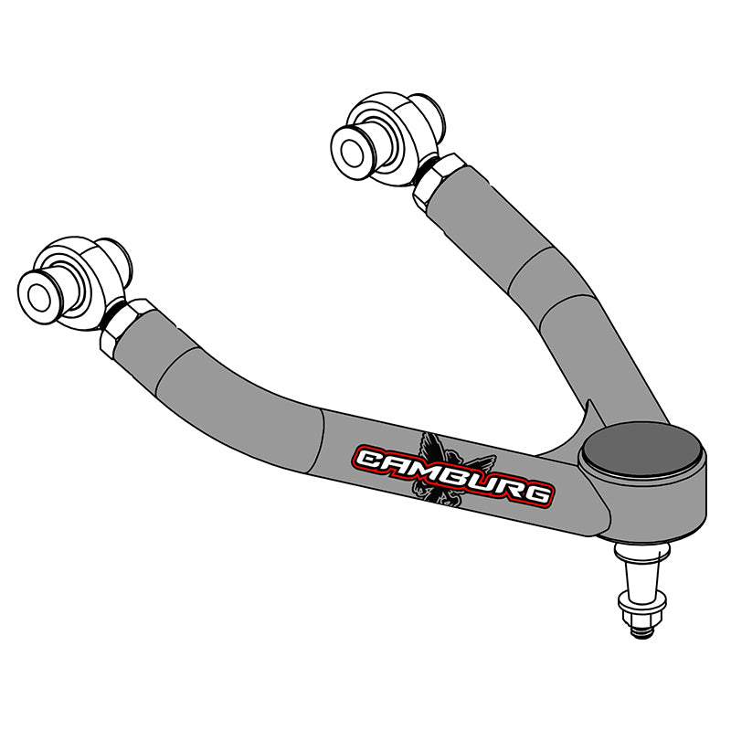 Camburg Chevy Colorado ZR2 17-22 1.25in Performance Heim/Uniball Upper Arms (w/ covers) Camburg Suspension Arms & Components  AXOPROS