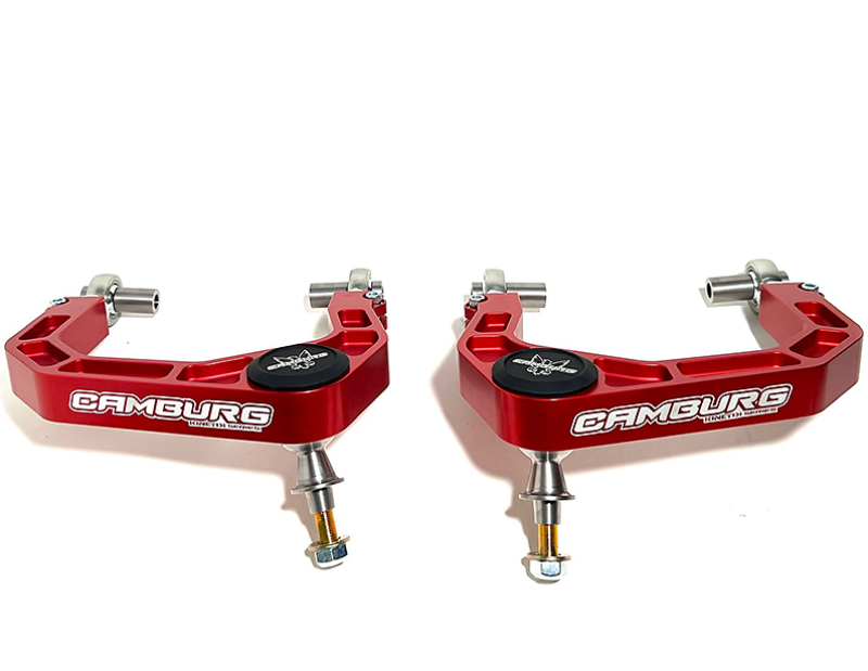 Camburg Toyota Tacoma 05-23 / 4-Runner 03-23 / FJ 07-14 KINETIK V2 Billet Uniball Upper Arms (Red) Camburg Suspension Arms & Components  AXOPROS