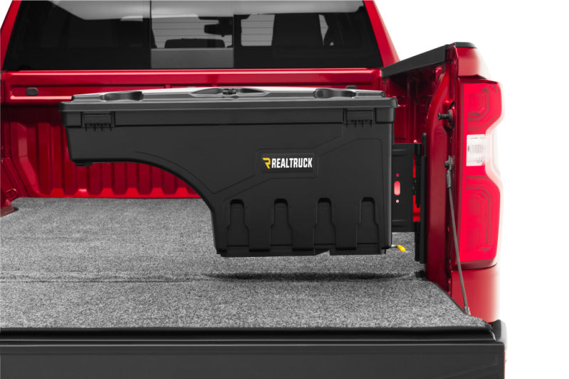 UnderCover 07-20 Toyota Tundra Passengers Side Swing Case - Black Smooth Undercover Truck Boxes & Storage  AXOPROS