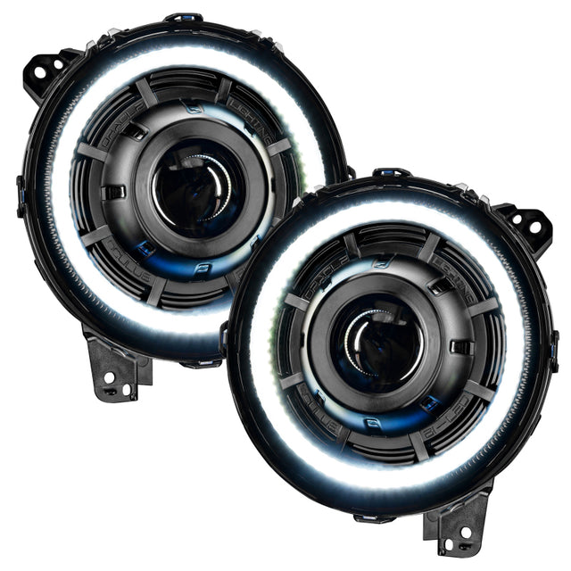 Oracle Oculus Bi-LED Projector Headlights for Jeep JL/Gladiator JT - Matte Blk - 5500K ORACLE Lighting Headlights  AXOPROS