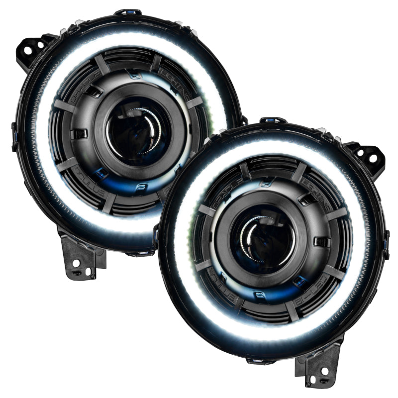Oracle Jeep JL/Gladiator JT Oculus Bi-LED Projector Headlights - Amber/White Switchback SEE WARRANTY ORACLE Lighting Headlights  AXOPROS