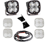 Baja Designs 07-18 Jeep Wrangler JK Squadron Pro Spot A-Pillar Kit LED Light Pods - White Baja Designs Light Bars & Cubes  AXOPROS