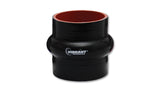 Vibrant 4 Ply Reinforced Silicone Hump Hose Connector - 3.5in I.D. x 3in long (BLACK) Vibrant Silicone Couplers & Hoses  AXOPROS