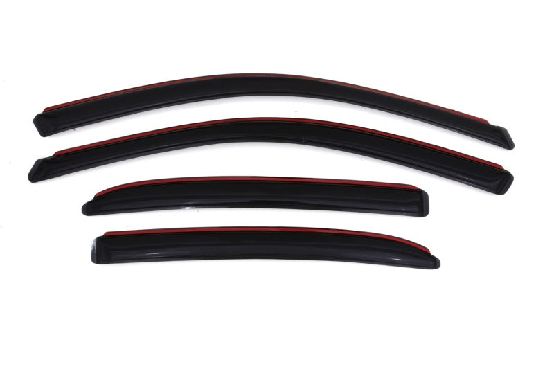 AVS 03-07 Honda Accord Ventvisor In-Channel Front & Rear Window Deflectors 4pc - Smoke AVS Wind Deflectors  AXOPROS