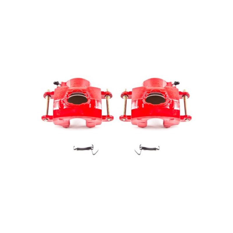 Power Stop 94-96 Chevrolet Impala Front Red Calipers w/o Brackets - Pair PowerStop Brake Calipers - Perf  AXOPROS