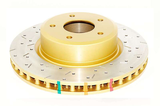DBA 05 Pontiac GTO Front Slotted & Drilled 4000 Series Rotor DBA Brake Rotors - Slot & Drilled  AXOPROS