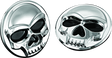 Kuryakyn Universal Zombie Medallions 2in Diameter Chrome Kuryakyn Exterior Trim  AXOPROS