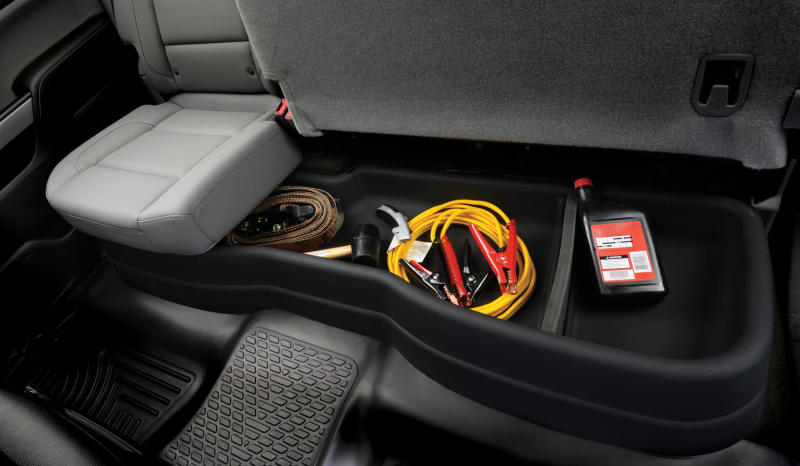 Husky Liners 2014 Chevrolet/GMC Silverado/Sierra 1500 Ext Cab Pickup Husky Underseat GearBox Storage Husky Liners Tool Storage  AXOPROS