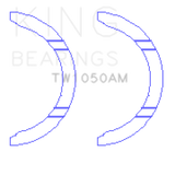 King Mitsubishi EVO X 4B11T/Hyundai G4KC/G4KD/G4KE Thrust Washer Set King Engine Bearings Bearings  AXOPROS