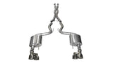 Corsa 2015-2017 Ford Mustang GT 5.0 3in Cat Back Exhaust Polish Quad Tips (Xtreme) CORSA Performance Catback  AXOPROS