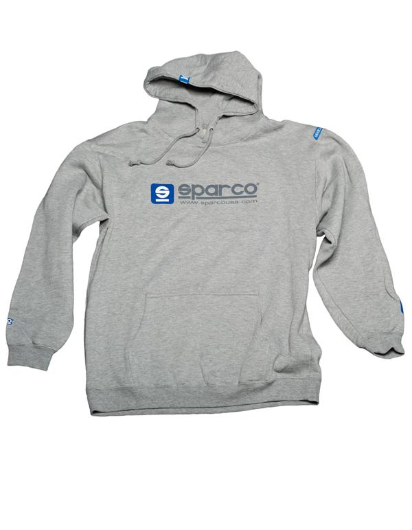 Sparco Sweatshirt Hooded charcoal Grey Lrg SPARCO Sweatshirts  AXOPROS